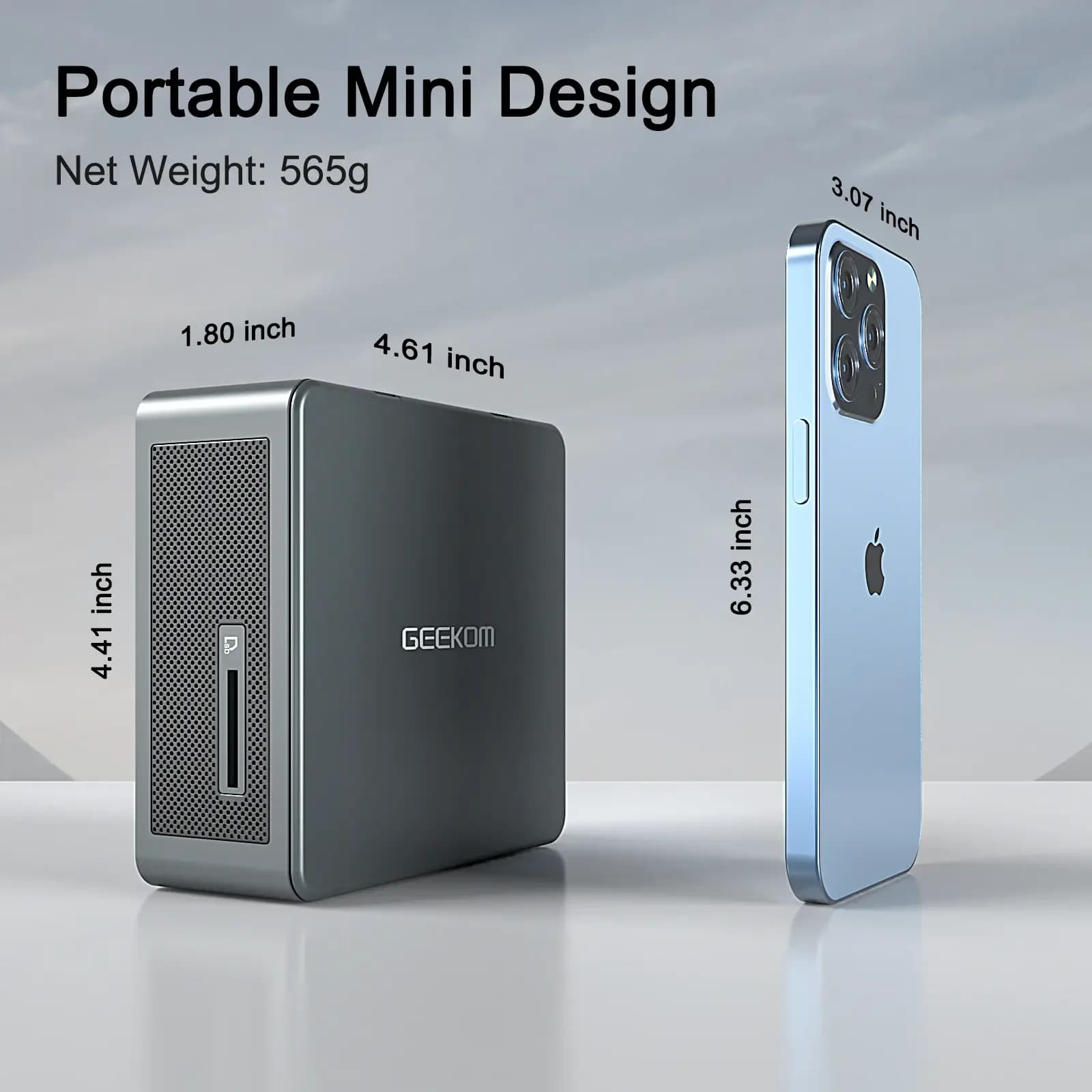 GEEKOM Mini IT11 - Portable design