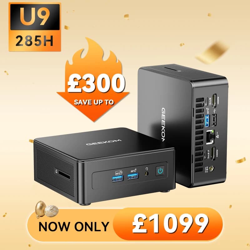 GEEKOM IT15 AI Mini PC Intel® Core™ Ultra 9 285H