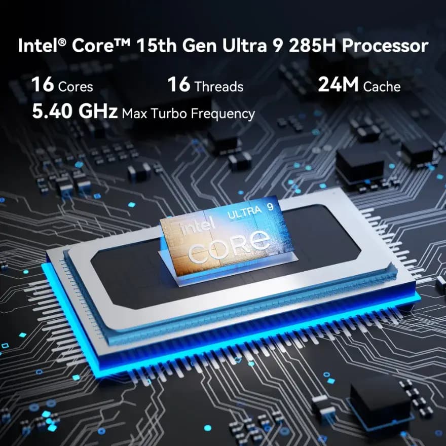 GEEKOM IT15 AI Mini PC with Intel® Core™ 15th Gen Ultra 9 285H Processor