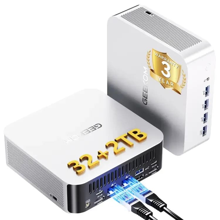 GEEKOM A9 Max Mini PC with 3 year warranty