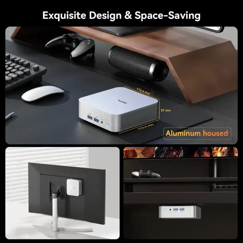 GEEKOM A8 Mini PC AMD Ryzen™ 7 8745HS