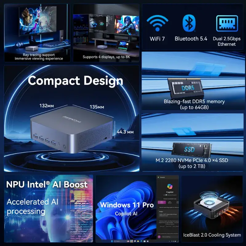 GEEKOM GT1 Mega AI Mini PC