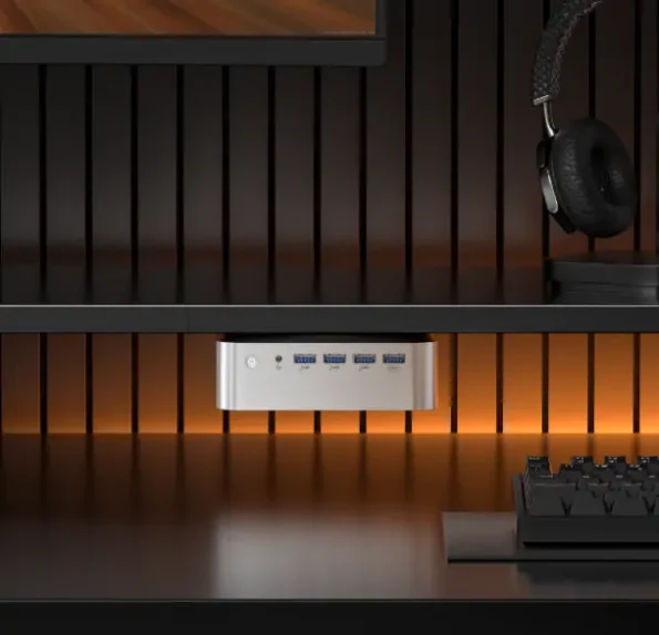 A9 Max mini PC put under desks