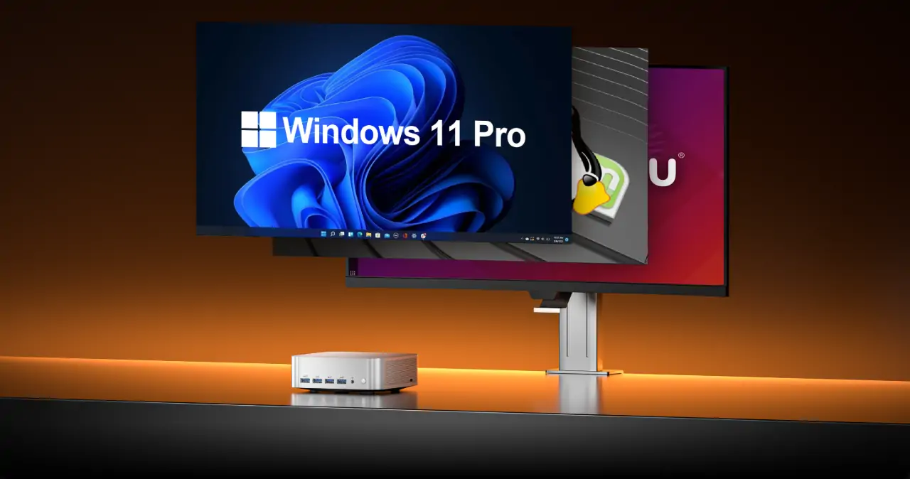 GEEKOM A9 Max AI Mini PC with Windows 11 Pro OS