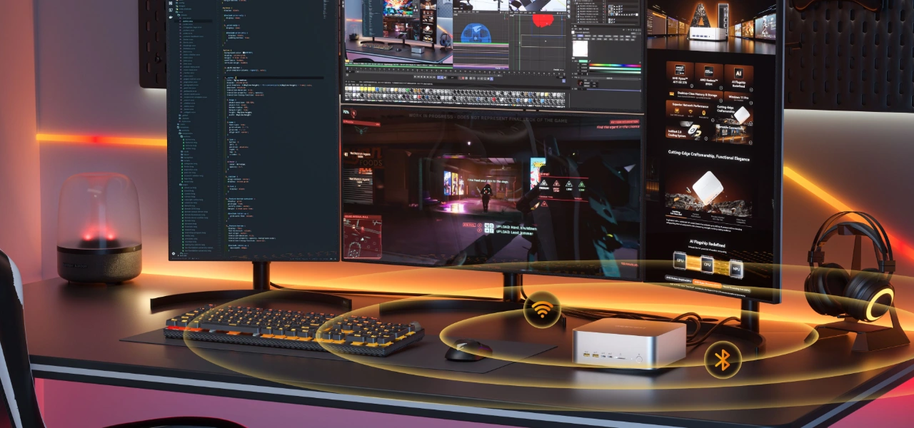 GEEKOM A9 Mega Mini PC can Unleash Productivity with Quad Display