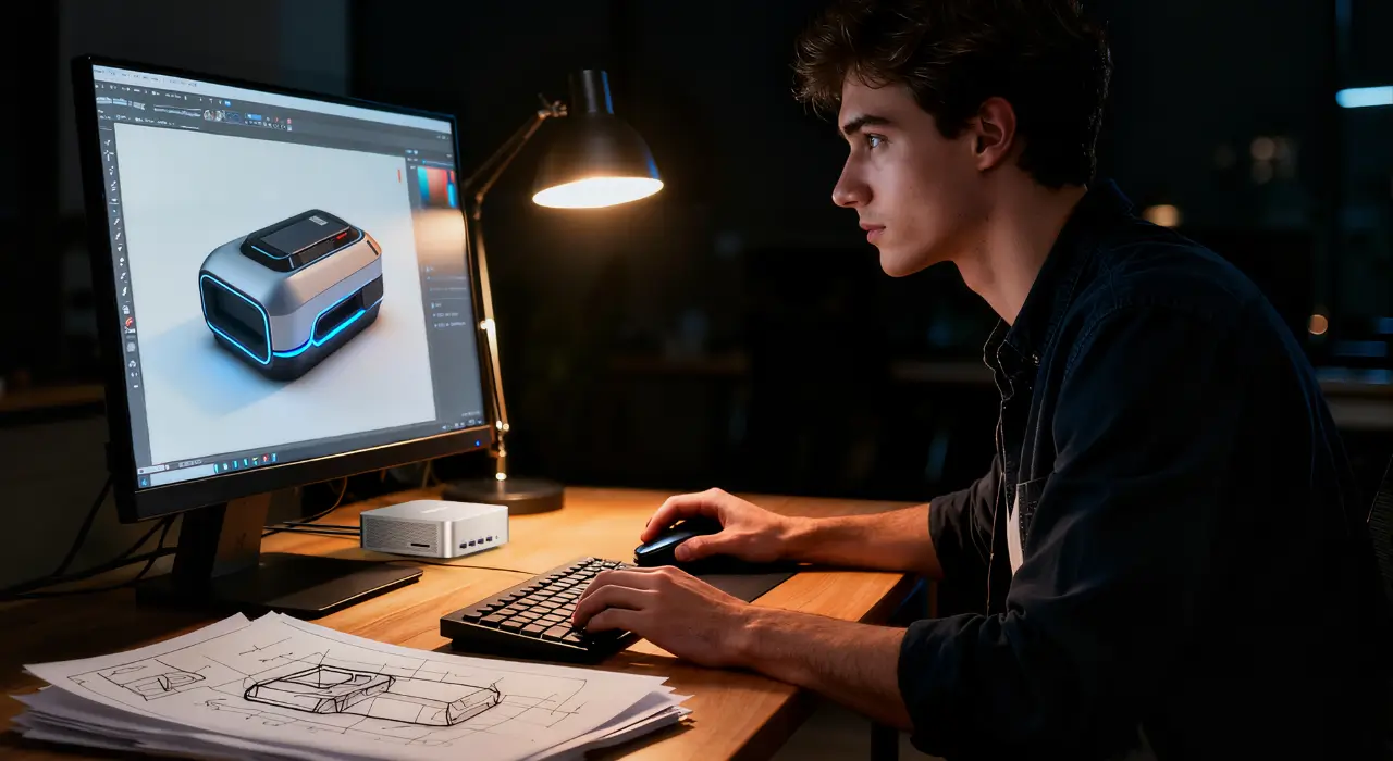 GEEKOM A7 Max Mini PC for Design modeling