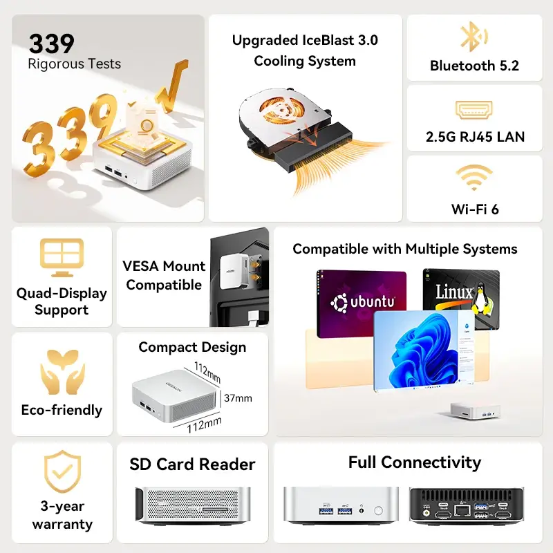 GEEKOM A5 Pro 2026 Edition Mini PC